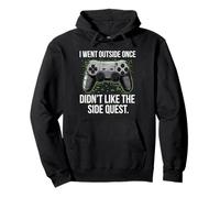 I Went Outside Once Gaming Apparel Video Game Gamer Boys Sudadera con Capucha