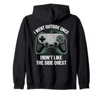 I Went Outside Once Gaming Apparel Video Game Gamer Boys Sudadera con Capucha