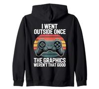 I Went Outside Once The Graphics Weren't That Good Gamer Boy Sudadera con Capucha