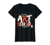 I Went To Art School Estudiante de Estética Creativa Camiseta gráfica económica