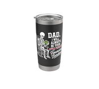 I Will Always Be Your Financial Burden Dad Skeleton Vaso térmico de acero inoxidable de doble pared