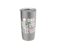 I Will Always Be Your Financial Burden Dad Skeleton Vaso térmico de acero inoxidable de doble pared