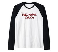 I Will Always Love You Graffiti Heart Street Art Camiseta Manga Raglan
