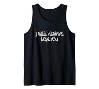 I Will Always Love You Graffiti Heart Street Art Camiseta sin Mangas