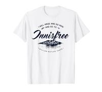 I Will Arise Go to Innisfree William Butler Yeats Irlanda Camiseta gráfica económica