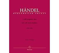 I will magnify theorIch will dich verhohen - voz, mixed chir and orchestra - voz