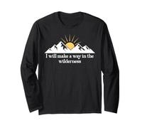 I Will Make a Way in The Wilderness Bible Verse Isaiah 43:19 Manga Larga