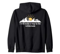 I Will Make a Way in The Wilderness Bible Verse Isaiah 43:19 Sudadera con Capucha