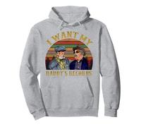 I Will My Daddy'S Records Retro Vintage Sunset Sudadera con Capucha