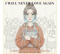 I WILL NEVER LOVE AGAIN: An emotional story you can color, relax, and relive.