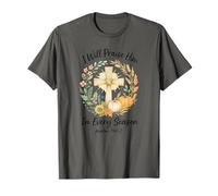 I Will Praise Him In Every Season Psalm 146:2 Watercolor Camiseta