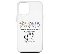 I Will Sing of The Goodness of God Psalm 89:1 Christian Bird Carcasa para iPhone 12/12 Pro