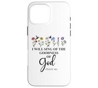 I Will Sing of The Goodness of God Psalm 89:1 Christian Bird Carcasa para iPhone 16 Pro MAX