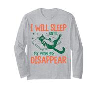 I Will Sleep Until My Problems Disappear Funny Cat Graphic Manga Larga