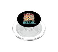 I Will Succeed Because I Am Insane - Funny Hamster PopSockets PopGrip para MagSafe