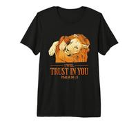 I Will Trust In You Salmo 56: 3- Cita de la Biblia Camiseta Premium