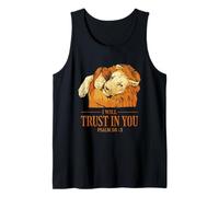 I Will Trust In You Salmo 56: 3- Cita de la Biblia Camiseta sin Mangas
