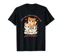 I Wish I Was A Cat, No School, No Work Just Meow Camiseta