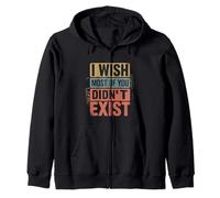 I Wish Most of You Didn'T Exist Introvert Social Quiet - Sudadera con Capucha
