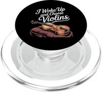 I Woke Up and Choose Violins Classic Violinist Music - PopSockets PopGrip para MagSafe