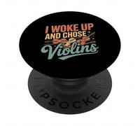I Woke Up and Choose Violins Música Violinista clásica - PopSockets PopGrip Adhesivo