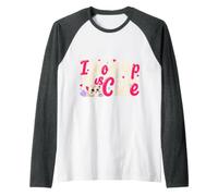 I Woke Up This Cute Adorable Confident Aesthetic Vibes Camiseta Manga Raglan
