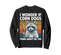 I Wonder If Corn Dogs Think About Me Too Sudadera