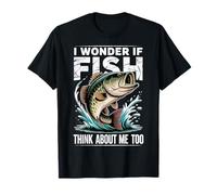 I Wonder If Fish Think About Me Too Camiseta