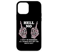 I Won't Be Remembered as a Woman Who Kept Her Mouth Shut Carcasa para iPhone 12 mini