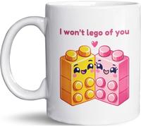 I won't let go of you - Dulce regalo para los fans - Taza de San Valentín - Taza de café - Apto para lavavajillas y microondas - Bolsa de cerámica 325ml