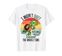 I Won'T Quit But I Will Swear The Whole Time | Tortuga Camiseta