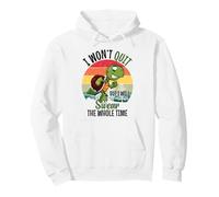 I Won'T Quit But I Will Swear The Whole Time | Tortuga Sudadera con Capucha