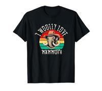 I Woolly Love Mammoth Divertido Boys Girls Kids Woolly Mammoth Camiseta