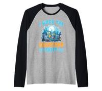 I Work The Graveyard Shift Trabajador noctural Nocturno Camiseta Manga Raglan