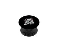 I Work To Support My Concert Addiction Music Fan - PopSockets PopGrip Adhesivo