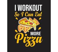 i workout so i can eat more pizza A4 Poster on Canvas - Inspirador Motivacional Arte de la pared Vida diaria Cita alentadoras frases cortas famosas palabras inspiradoras mensajes de esperanza espirit