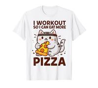 I Workout So I Can Eat More Pizza Amante De La Comida Camiseta