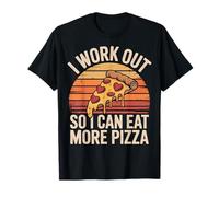 I Workout So I Can Eat More Pizza Amante De La Comida Camiseta