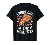 I Workout So I Can Eat More Pizza Amante De La Comida Camiseta