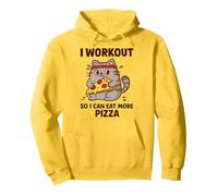 I Workout So I Can Eat More Pizza Amante De La Comida Sudadera con Capucha