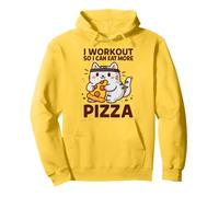 I Workout So I Can Eat More Pizza Amante De La Comida Sudadera con Capucha