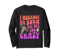 I Workout To Burn Off The Crazy Funny Skeleton Gym Retro Manga Larga