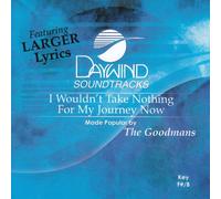 I Wouldn't Take Nothing For My Journey Now [Accompaniment/Performance Track]