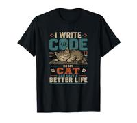 I Write Code so my Cat Can Have a Better Life Funny G amiseta