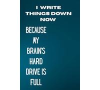 I write things down now because my brain’s hard drive is full. 366 Day's