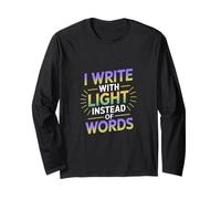 I Write with Light Instead of Words Manga Larga