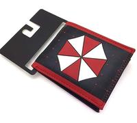 I0I&I0I Cartera de anime, paraguas de protección contra el mal de Resident Evil, sección corta, para estudiantes y estudiantes, cartera periférica de anime, c, Width: 4.5in (11.5cm), Height: 3.5in