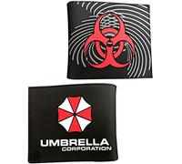 I0I&I0I Monedero de anime, Resident Evil Protection Paraguas Sección corta Estudiantes masculinos y femeninos Anime Periférico Monedero Monedero titular de la tarjeta, D, 11,5 cm x 9 cm, Punk
