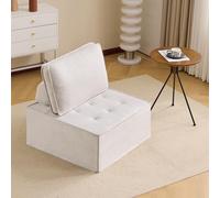 I0I&I0I Sillón compacto con uso flexible, sofá ligero para vivir, descansar y conceptos versátiles (beige)