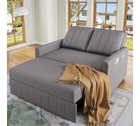 I0I&I0I Sofá plegable multifuncional con respaldo ajustable, ideal para espacios pequeños, casa o dormitorio, 180 x 127 cm, cómodo sofá